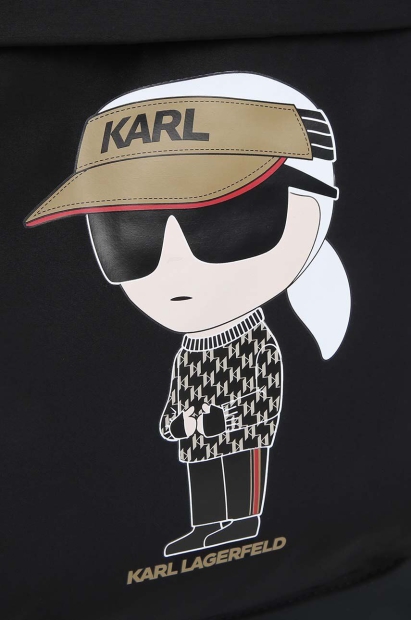 Дитячий рюкзак Karl Lagerfeld Paris з принтом 1159814487 (Чорний, One size)