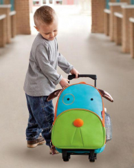 Детский зеленый с голубым маленький чемодан Skip Hop art282402
