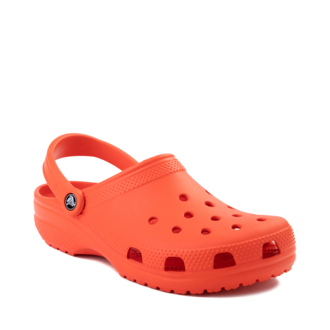 Яркие детские клоги Crocs сабо 1159769871 (Оранжевый, 24-25)