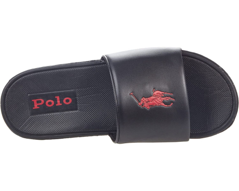 Шлепанцы Polo Ralph Lauren с логотипом 1159778217 (Черный, 39)
