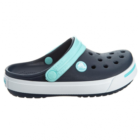 Синие с голубым детские клоги Crocs art553845 (размер 22 24)