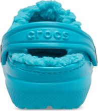 Теплые детские клоги Crocs сабо с мехом 1159768243 (Голубой, 38-39)