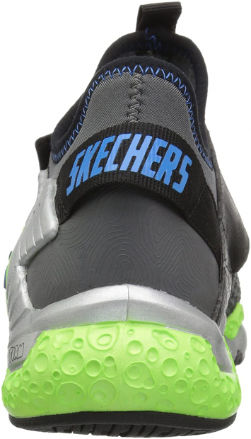 Высокие кроссовки детские Skechers art929631 (Черный/Салатовый, размер 27,5)