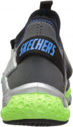 Высокие кроссовки детские Skechers art929631 (Черный/Салатовый, размер 27,5)