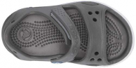 Серые детские сандалии Crocs art245207 (размер EUR 32-33)