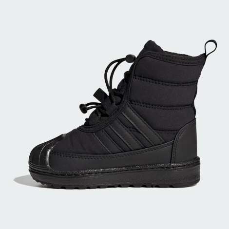Теплые ботинки  Superstar от Adidas 19 (4K US) 12 см Черный 1159837265