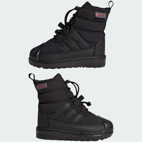 Теплые ботинки  Superstar от Adidas 19 (4K US) 12 см Черный 1159837265