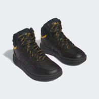 Теплые ботинки Adidas на меховой подкладке 1159796445 (Черный, 39,5)
