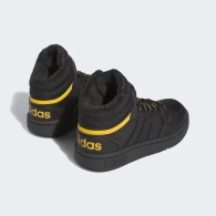 Теплые ботинки Adidas на меховой подкладке 1159796445 (Черный, 39,5)