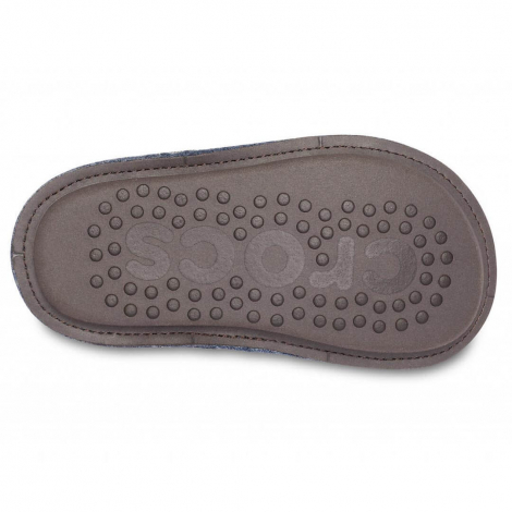 Тапочки комнатные теплые Crocs детские art683436 (Синий, размер 34-35)