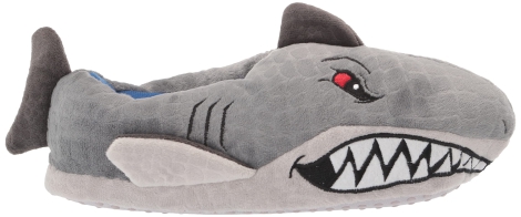 Детские тапочки Skechers Shark Indoor 33,5-35 ( US 2-3)  22 Серый 1159814609