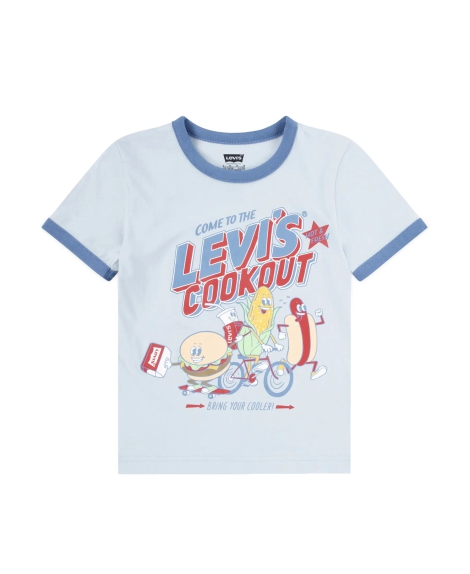 Детский комплект Levi's футболка и шорты 1159813487 (Синий, 12M)