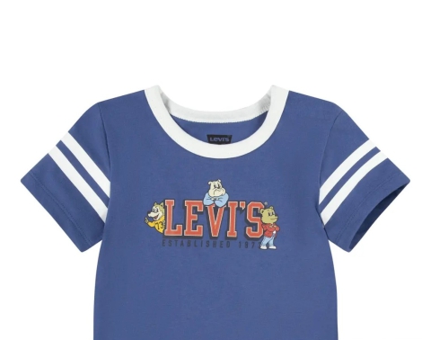 Детский комплект Levi's футболка и шорты 1159815365 (Синий 18M)