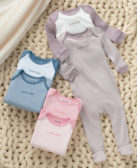 Детский комбинезон Calvin Klein человечек 1159830862 (Коричневый 3-6M)