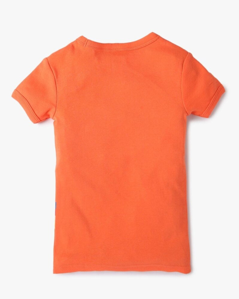 Детская пижама GAP футболка и штаны 1159834273 (Оранжевый 6-12M)