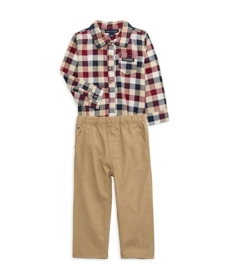 Детский комплект Tommy Hilfiger боди и штаны 1159834296 (Разные цвета 12M)