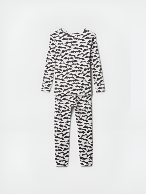Детская пижама GAP лонгслив и штаны 1159834762 (Белый 18-24M)