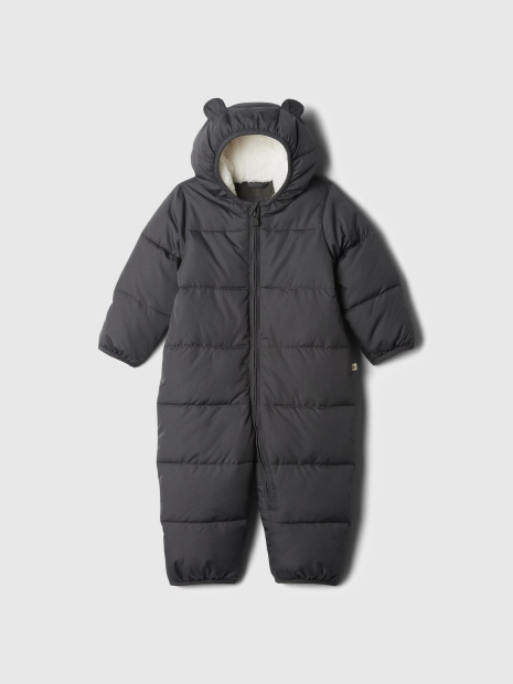 Комбинезон детский GAP теплый 1159835015 (Серый 3-6M)