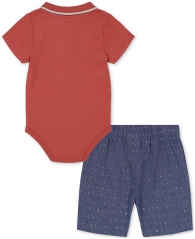 Детский комплект Calvin Klein боди и шорты 1159815281 (Разные цвета 3-6M)