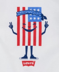 Детский комплект Levi's футболка и шорты 1159815642 (Синий/Белый 12M)