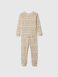 Детская пижама GAP лонгслив и штаны 1159831690 (Молочный 18-24 M)