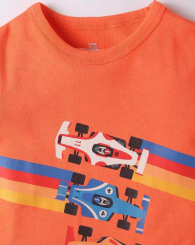 Детская пижама GAP футболка и штаны 1159834273 (Оранжевый 6-12M)