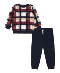 Детский комплект Tommy Hilfiger меховой свитшот и штаны 1159834484 (Разные цвета 12M)