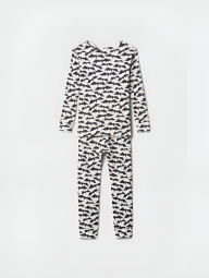 Детская пижама GAP лонгслив и штаны 1159834762 (Белый 18-24M)