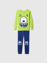 Детская пижама Disney Monsters GAP лонгслив и штаны 1159835022 (Синий/Зеленый 12-18M)