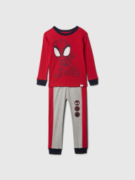 Детская пижама Marvel Spider-Man GAP лонгслив и штаны 1159835713 (Красный/Серый 12-18M)