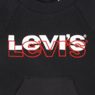 Детский комбинезон Levi's из вафельной ткани 1159837584 (Черный 80-86)