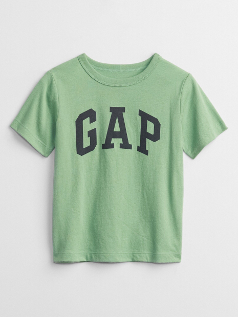 Біла дитяча футболка GAP з логотипом