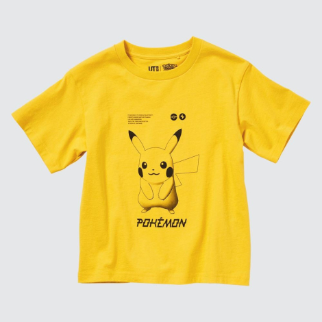 Футболка Uniqlo с принтом Pokémon Masters EX 1159791107 (Желтый, 145-154)