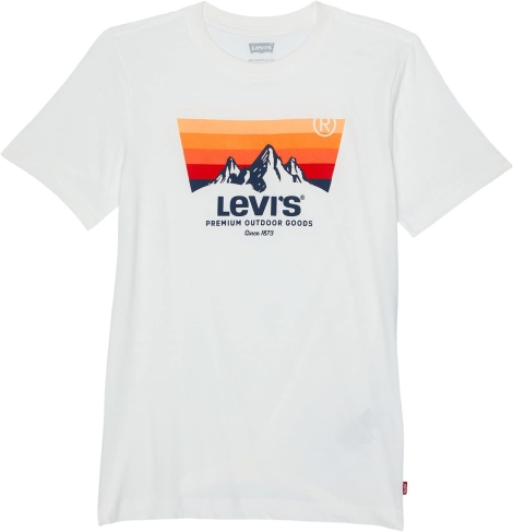 Дитяча футболка з логотипом Levi's 1159807777 (Білий, 98-104)