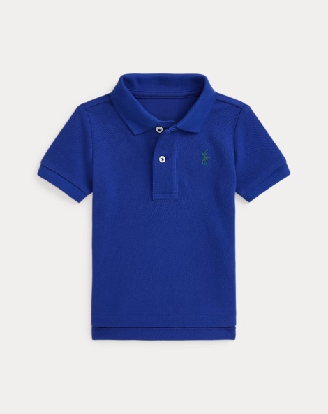 Детская футболка-поло Polo Ralph Lauren с логотипом 1159818295 (Синий 2)