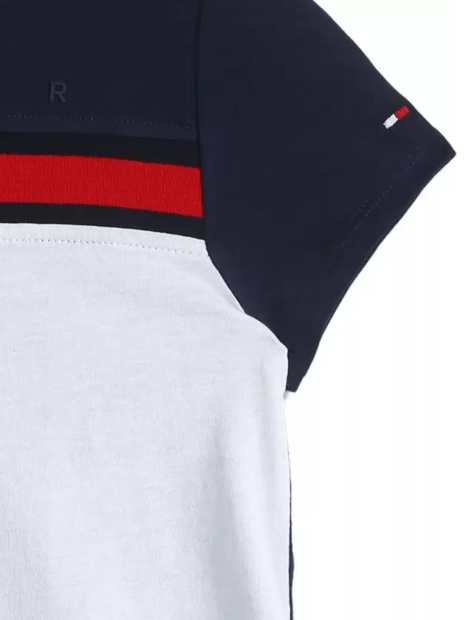 Дитяча футболка Tommy Hilfiger з логотипом 1159825341 (Білий 2-3)