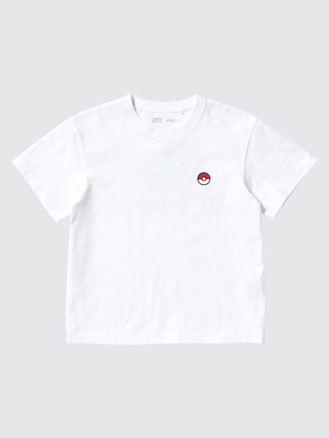 Футболка Uniqlo з принтом Pokémon A New Adventure 1159825525 (Білий 13)