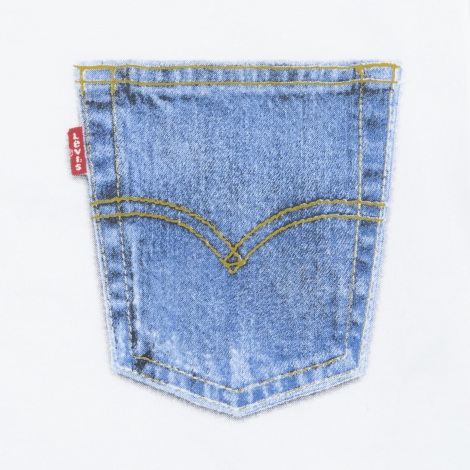 Набір з 2 дитячих футболок Levi&#39;s 1159825651 (Білий/Сірий 147-163)