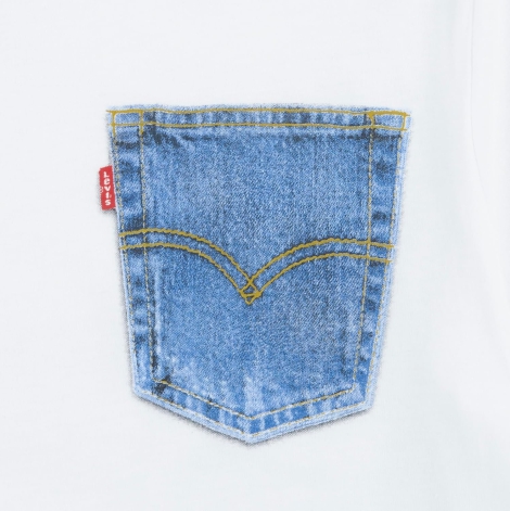 Набор из 2 детских футболок Levi's 1159826491 (Синий/Белый 132-147)