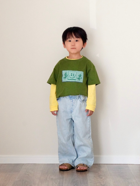 Футболка Uniqlo с принтом SpongeBob SquarePants 1159832291 (Зеленый 13)