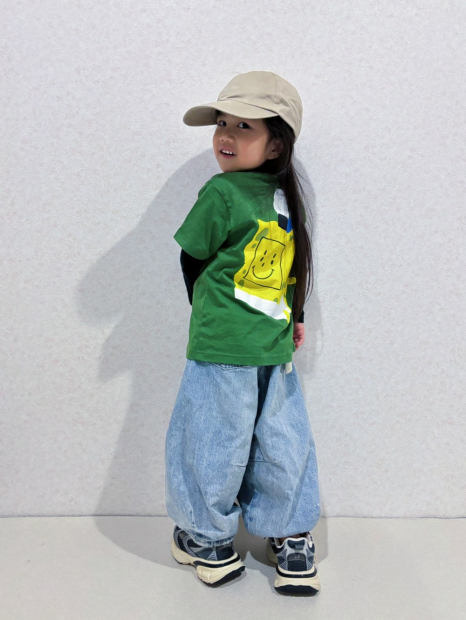 Футболка Uniqlo с принтом SpongeBob SquarePants 1159832291 (Зеленый 13)