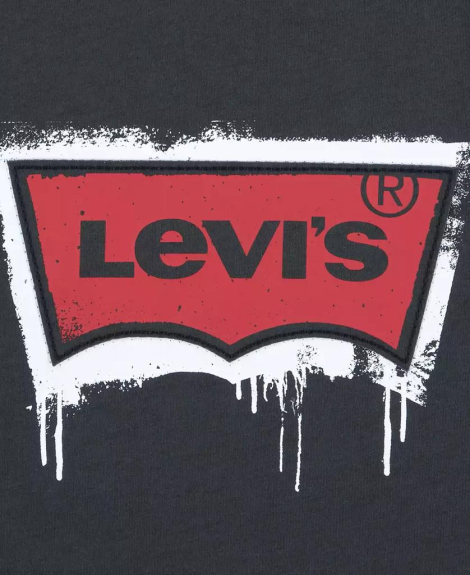 Детская футболка Levi's с логотипом 1159834309 (Черный 147-163)