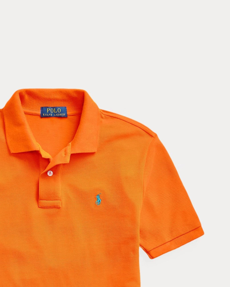 Детская футболка-поло Polo Ralph Lauren с логотипом 1159834792 (Оранжевый 5)