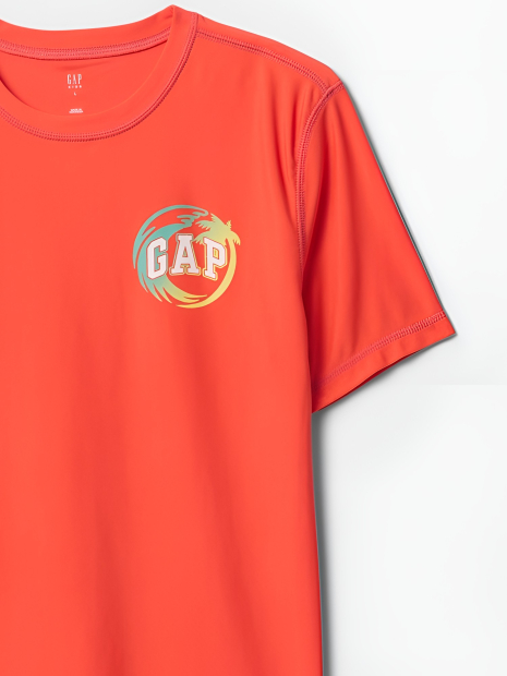 Спортивная футболка GAP рашгард 1159836309 (Оранжевый L)