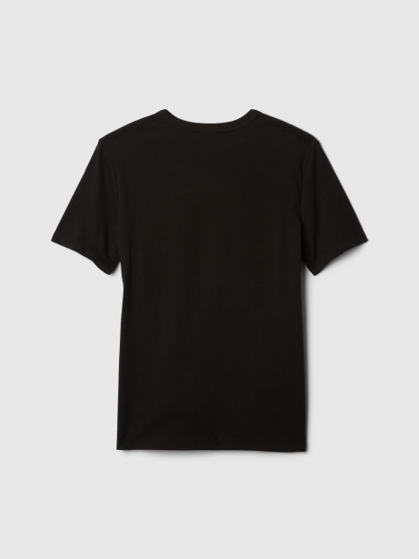 Детская футболка GAP с принтом 1159836570 (Черный XL)