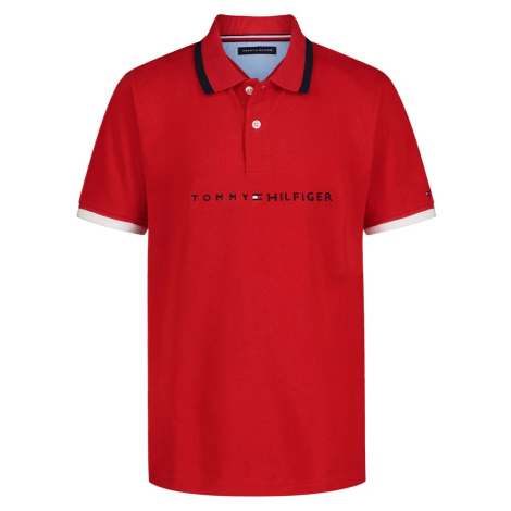 Дитяча футболка-поло Tommy Hilfiger з логотипом 1159837619 (Червоний 4)