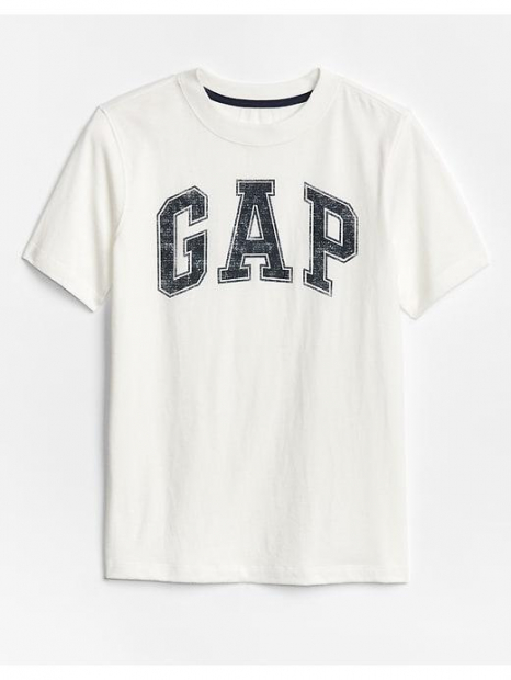 Белая детская футболка GAP с логотипом art905967 (размер XS)