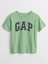 Детская футболка хлопковая GAP с логотипом art627175 (Зеленый, размер 107-114)