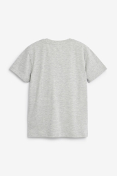 Детская базовая футболка Next 1159793165 (Серый, 122)
