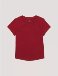 Детская футболка Tommy Hilfiger с логотипом 1159808365 (Бордовый, XS)
